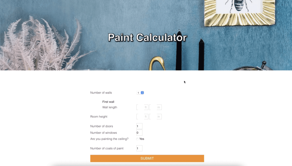 Paint Calculator Preview